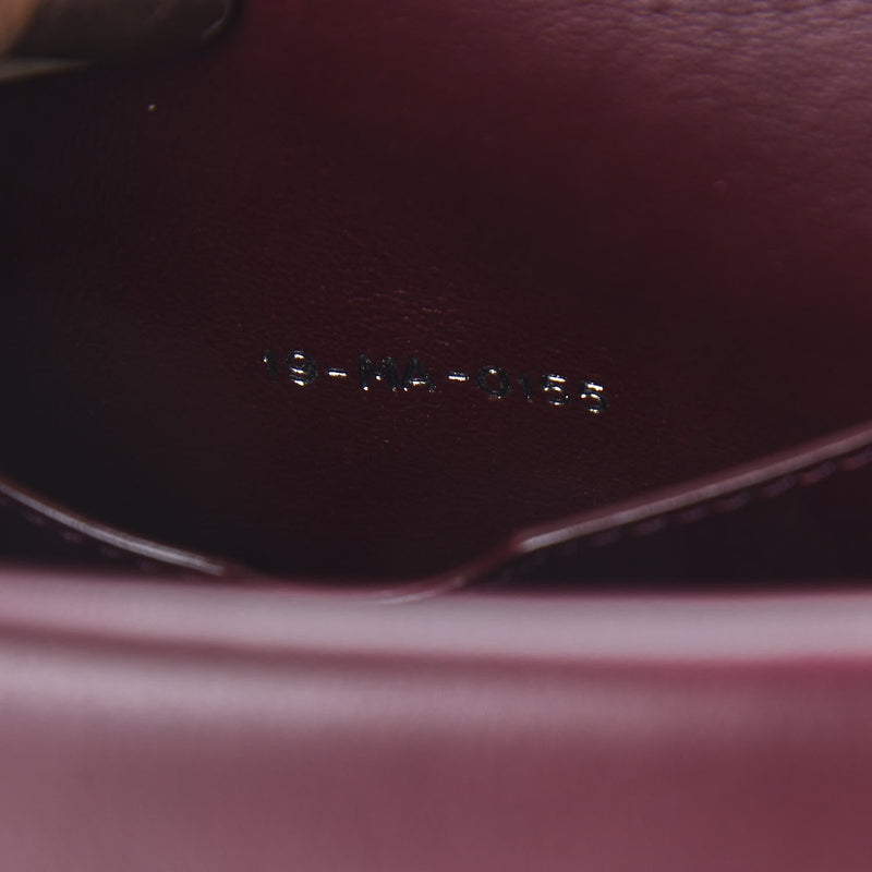CHRISTIAN DIOR Calfskin Tri-Color Micro Be Dior Flap Pink Burgundy Red - SMY Digital