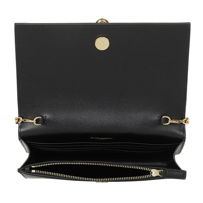 SAINT LAURENT Kate Monogramme Chain Clutch Nero - SMY Digital