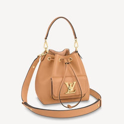 Pre-Loved LV LOCKME BUCKET Arizona Beige