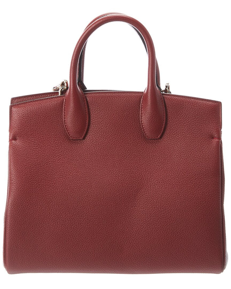 Salvatore Ferragamo Studio Leather Satchel - SMY Digital
