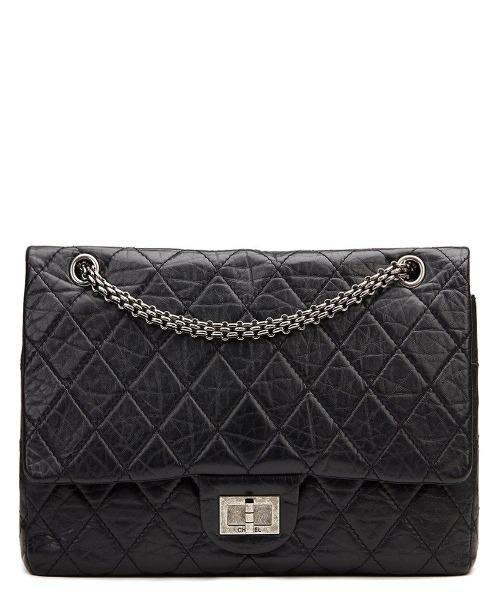 Pre-Loved Channel 2.55 Aged calfskin