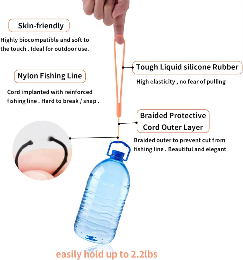 Silicone Wrist Straps for Phone, Camera & Keys – Soft & Colorful Lanyards