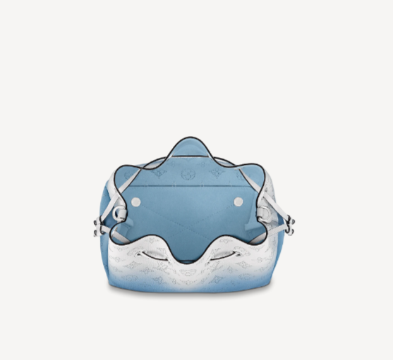 Pre-Loved Louis Vuitton BELLA bucket Gradient Blue