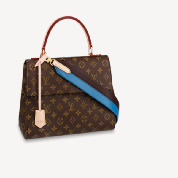 Pre-Loved LV CLUNY MM Glacier Blue