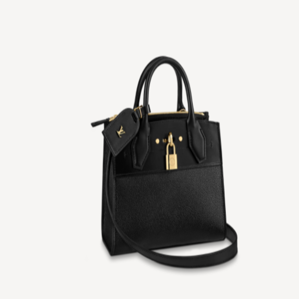 Pre-Loved LV CITY STEAMER MINI Black