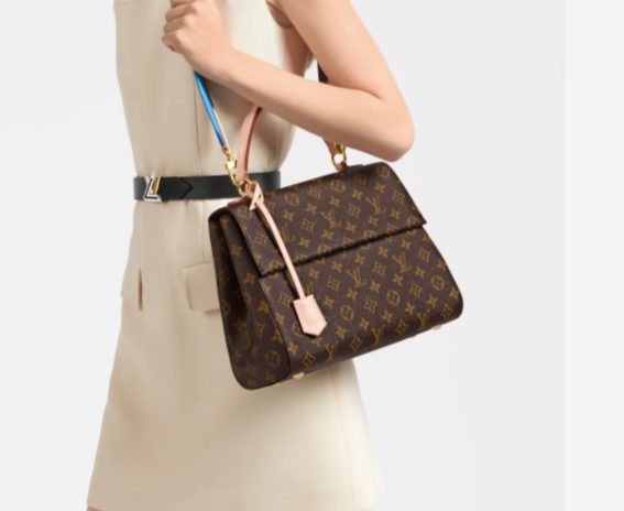 Pre-Loved LV CLUNY MM Glacier Blue