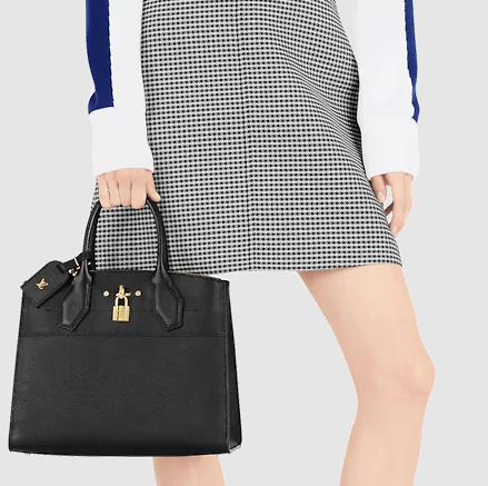 Pre-Loved LV CITY STEAMER MM Black