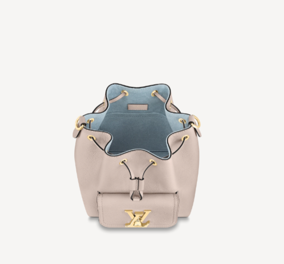 Pre-Loved LV LOCKME BUCKET Greige