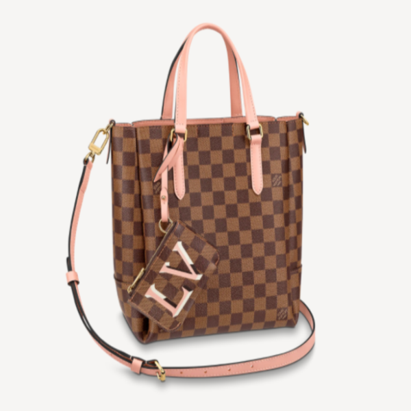 Pre-Loved LV BELMONT PM Venus Pink