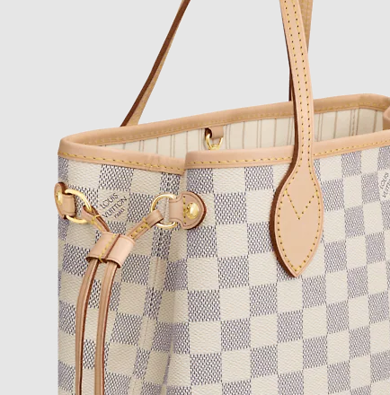Pre-Loved LV NEVERFULL PM Damier Azur