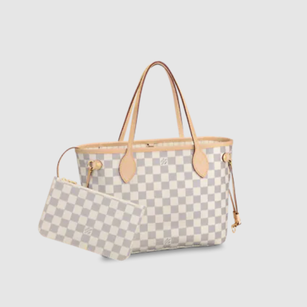 Pre-Loved LV NEVERFULL PM Damier Azur