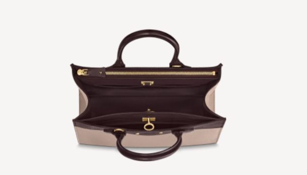Pre-Loved LV CITY STEAMER MM Greige Beige