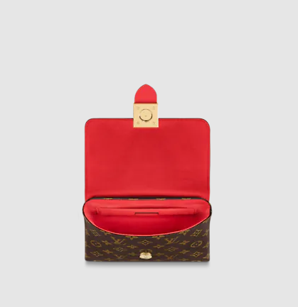 Pre-Loved LV LOCKY BB Coquelicot Red