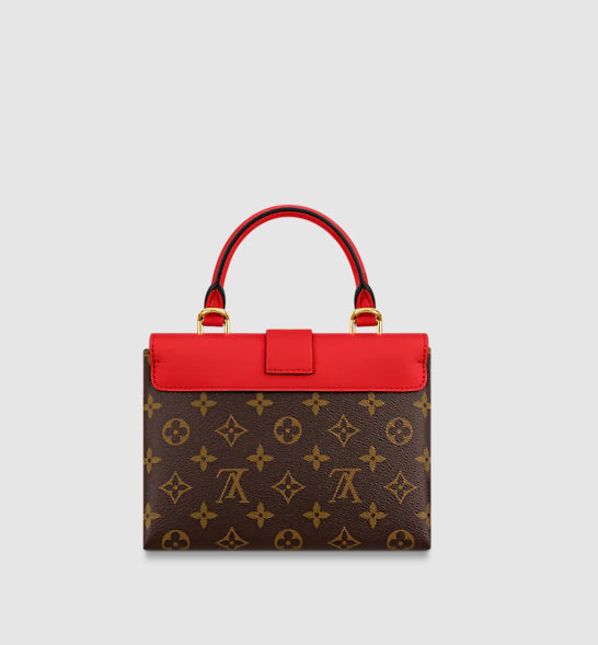 Pre-Loved LV LOCKY BB Coquelicot Red