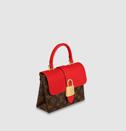 Pre-Loved LV LOCKY BB Coquelicot Red