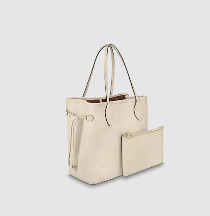 Pre-Loved LV NEVERFULL MM Creme