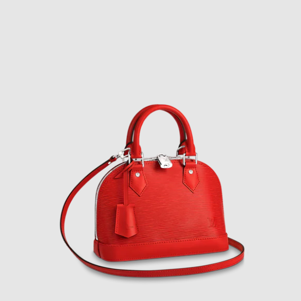 Pre-Loved LV ALMA BB Coquelicot Red