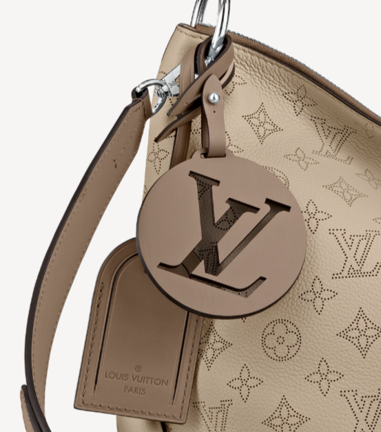 Pre-Loved LV BEAUBOURG HOBO MM Galet Gray