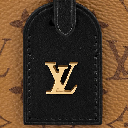 Pre-Loved LV BOITE CHAPEAU NECKLACE Monogram Reverse coated canvas