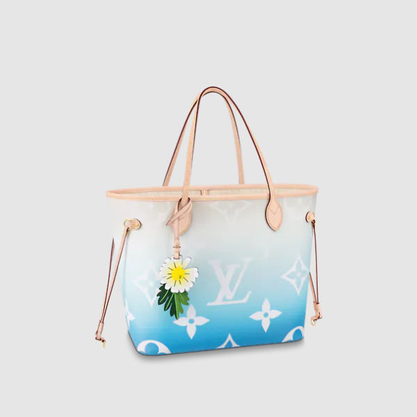 Pre-Loved LV NEVERFULL MM Blue