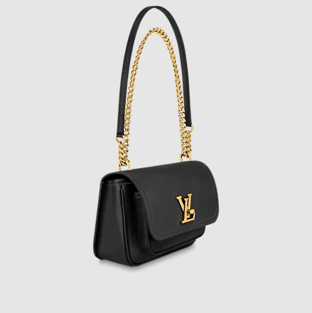 Pre-Loved LV LOCKME CHAIN BAG Black