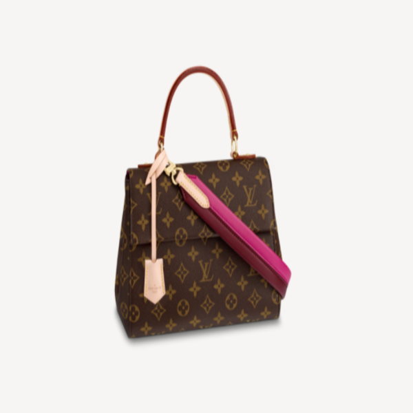 Pre-Loved LV CLUNY BB Bordeaux Red