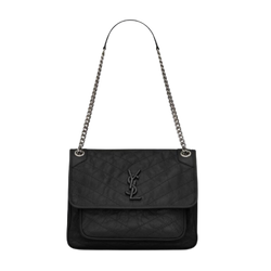 Pre-Loved Saint Laurent NIKI MEDIUM IN CRINKLED VINTAGE LEATHER