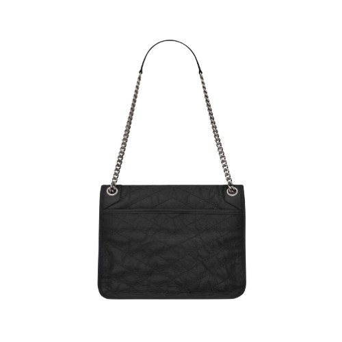 Pre-Loved Saint Laurent NIKI MEDIUM IN CRINKLED VINTAGE LEATHER