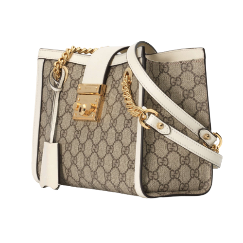 Pre-Loved Padlock GG small shoulder bag