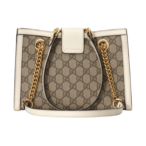 Pre-Loved Padlock GG small shoulder bag