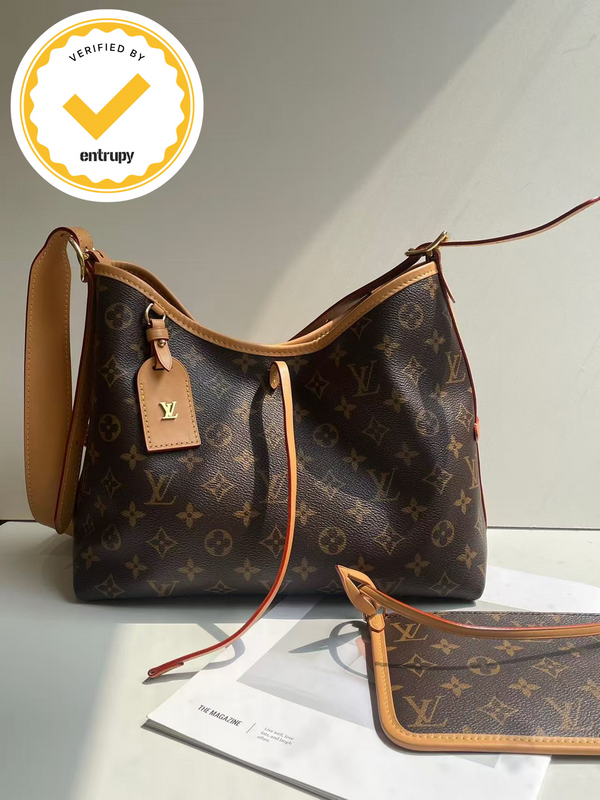 Louis Vuitton CarryAll Small in Monogram Canvas with Vachetta Leather Trim