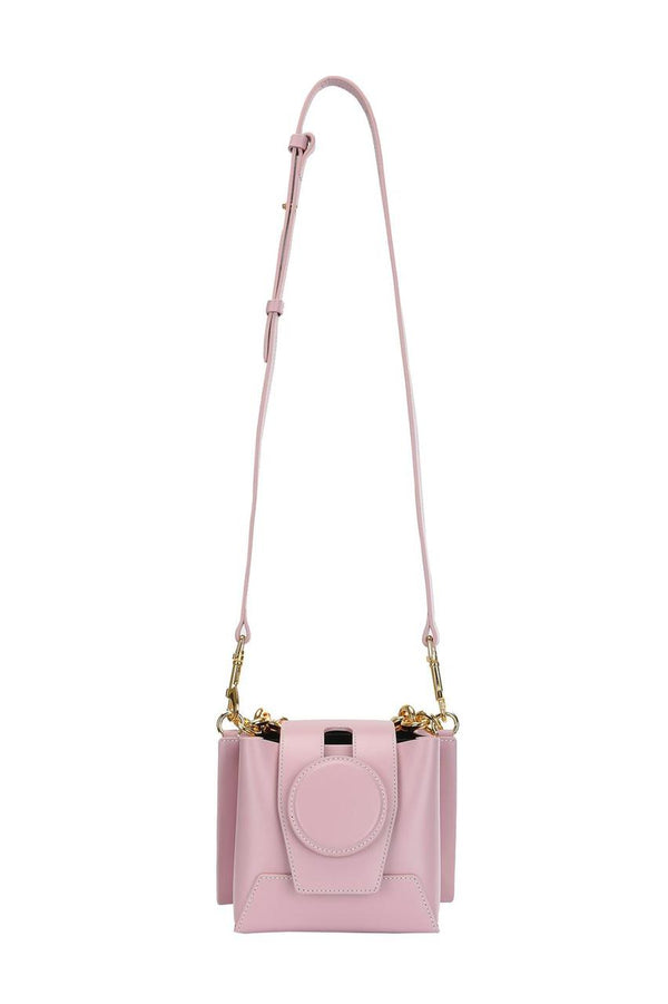 DARIA OATMEAL LEATHER SHOULDER BAG - SMY Digital