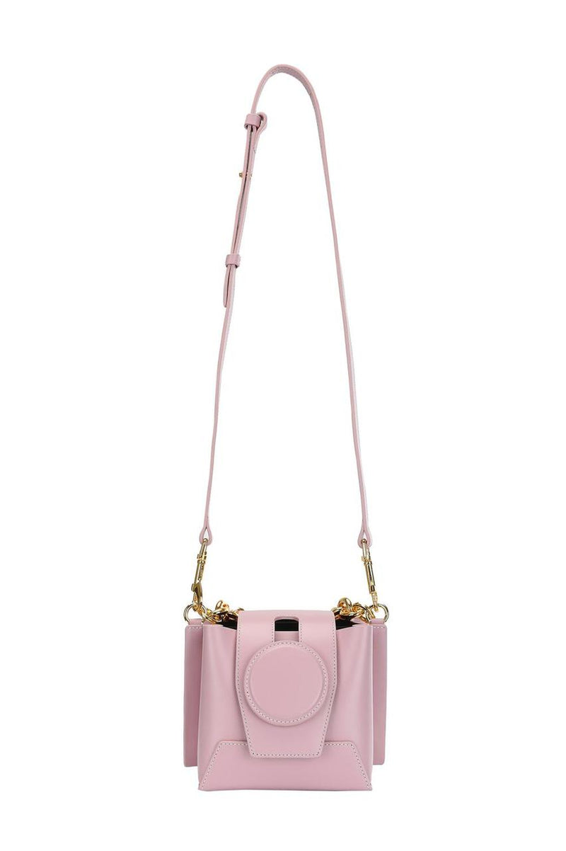 DARIA OATMEAL LEATHER SHOULDER BAG - SMY Digital