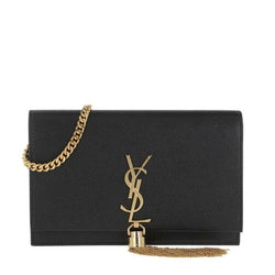 SAINT LAURENT Kate Monogramme Chain Clutch Nero - SMY Digital