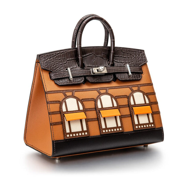 Hermès Birkin Faubourg Madame, Matte Crocodile, Sombrero, Epsom and Swift Leather - SMY Digital