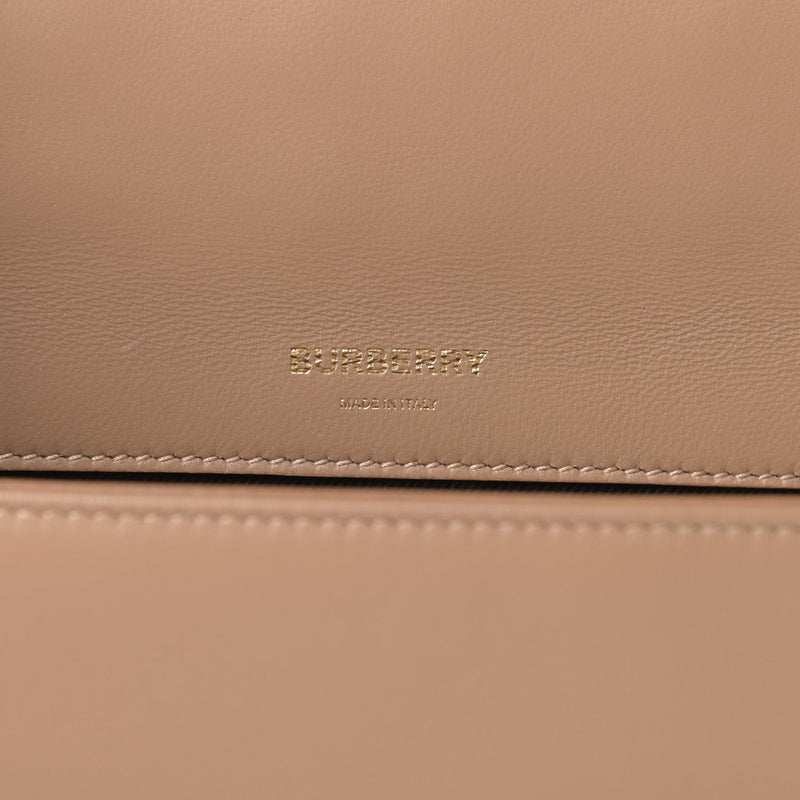 BURBERRY Lambskin Quilted Small Lola Bag Camel - SMY Digital