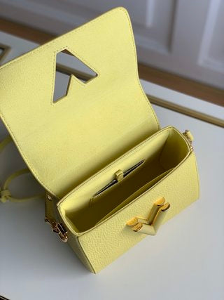 Pre-Loved LV  Twist PM Ginger Yellow