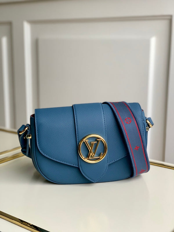 Pre-Loved LV PONT Storm Blue