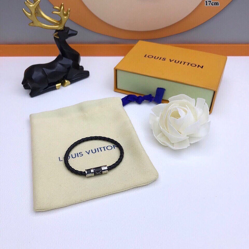 Pre-Loved Louis Vuitton Braided Bracelet - SMY Digital