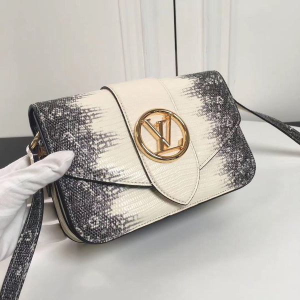 Pre-Loved LV PONT Silver Snow