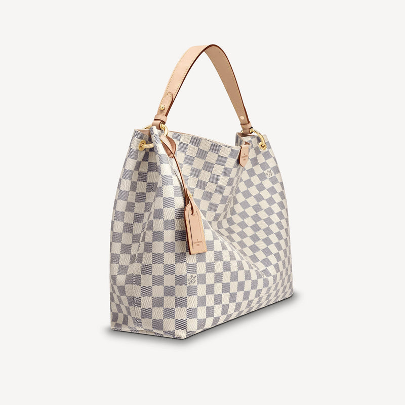 Pre-Loved LV NEVERFULL MM Damier Azur