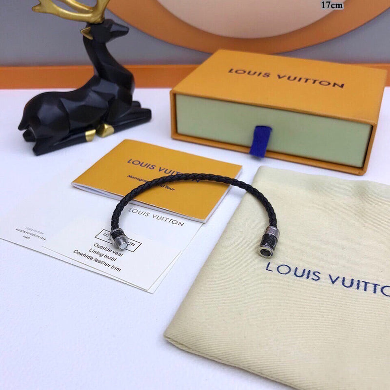 Pre-Loved Louis Vuitton Braided Bracelet - SMY Digital