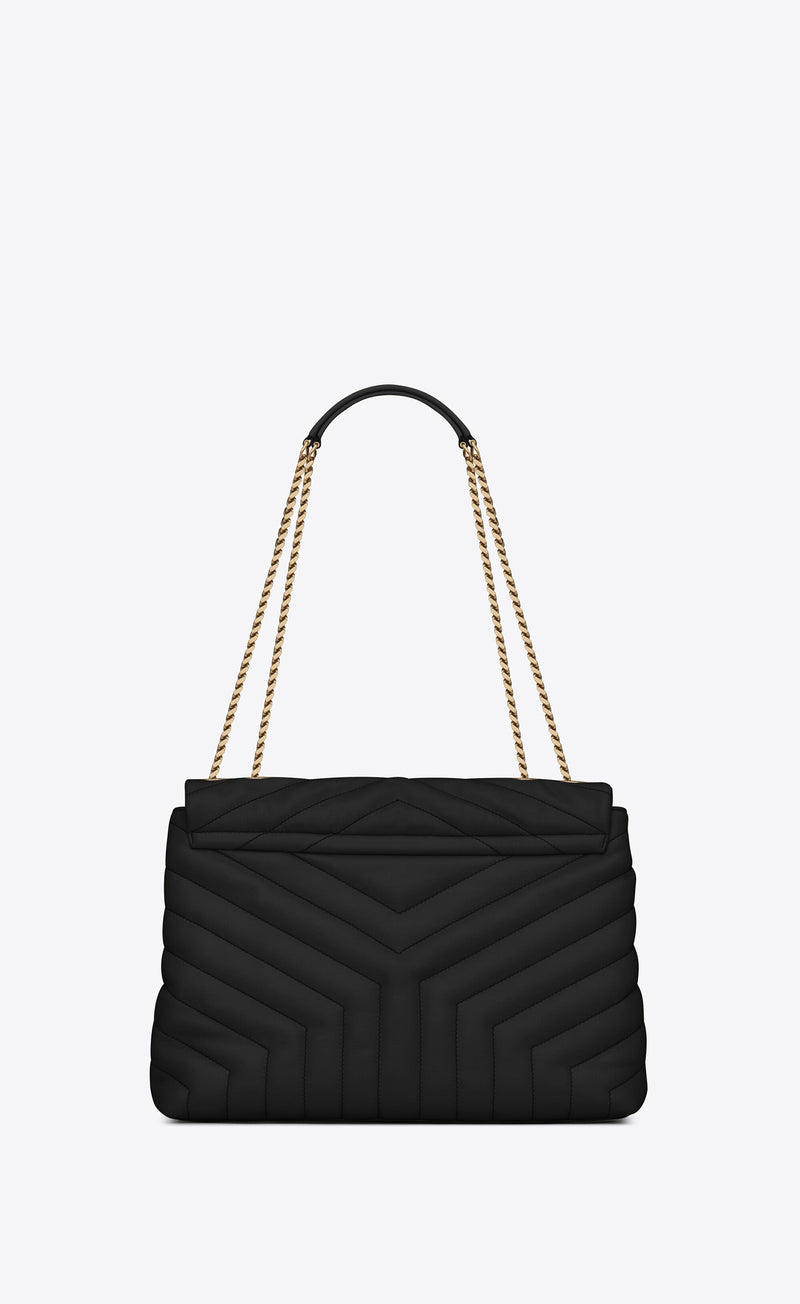 Pre-Loved Saint Laurent LOULOU MEDIUM IN MATELASSÉ “Y” LEATHER