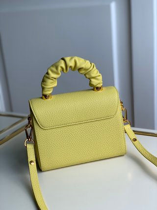 Pre-Loved LV  Twist PM Ginger Yellow