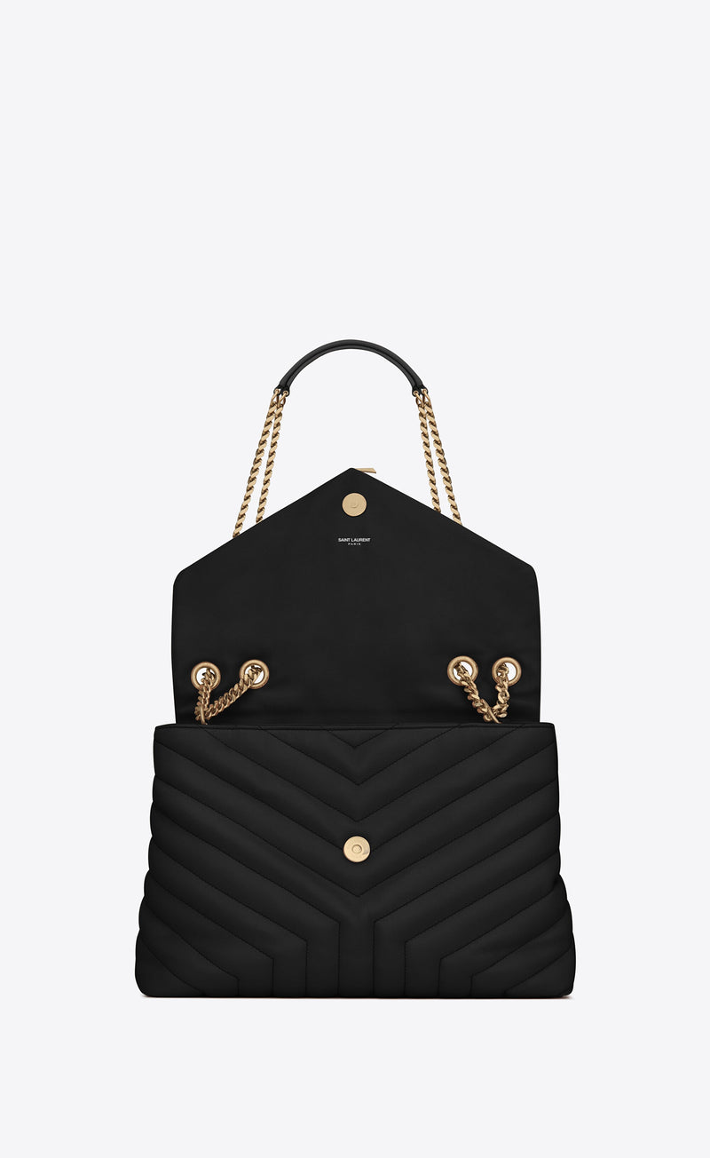 Pre-Loved Saint Laurent LOULOU MEDIUM IN MATELASSÉ “Y” LEATHER