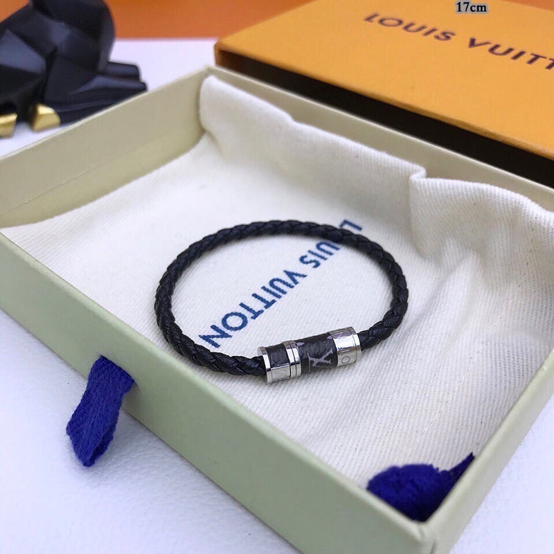Pre-Loved Louis Vuitton Braided Bracelet - SMY Digital