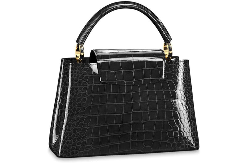 Pre-Loved LV CROCODILIAN LEATHER CAPUCINES