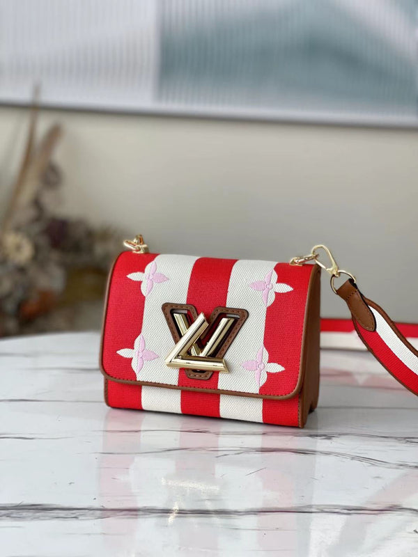 Pre-Loved LV TWIST MM RED