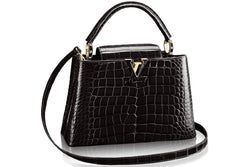 Pre-Loved LV CROCODILIAN LEATHER CAPUCINES