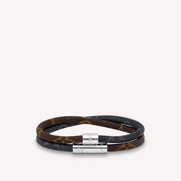 Pre-Loved LV KEEP IT DOUBLE LEATHER BRACELET - SMY Digital